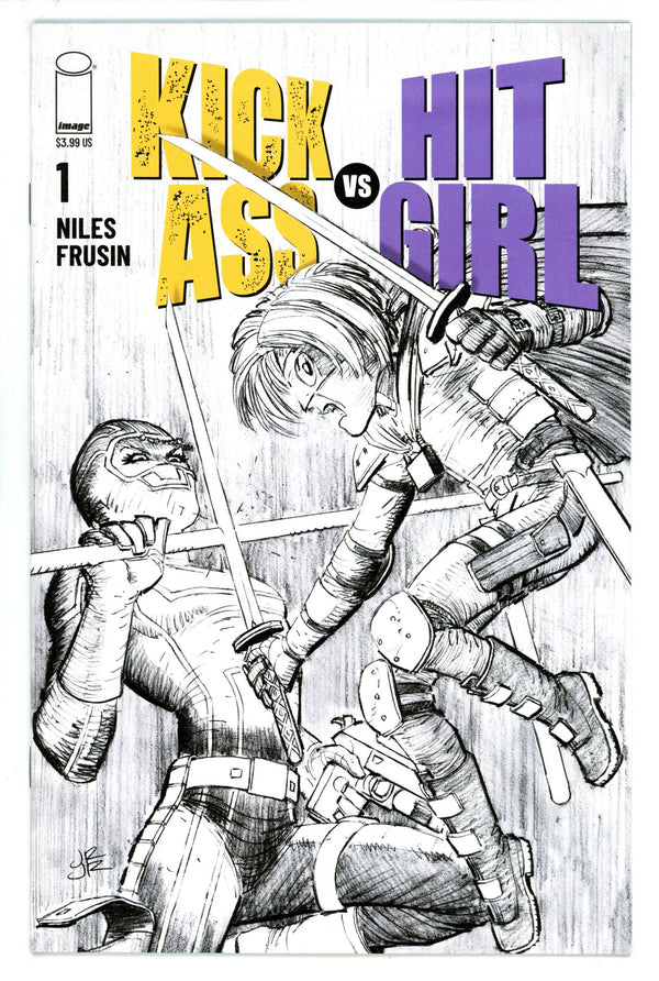 Kick-Ass vs Hit-Girl 1 High Grade (2020) Jr. Sketch Variant