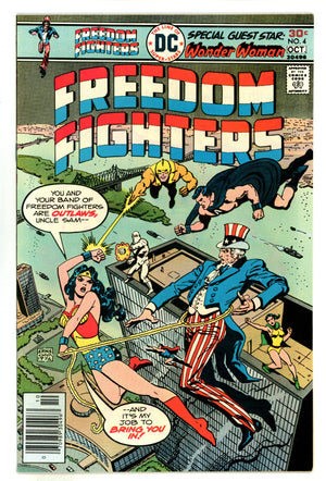 Freedom Fighters Vol 1 4 VF+ (8.5) (1976) 