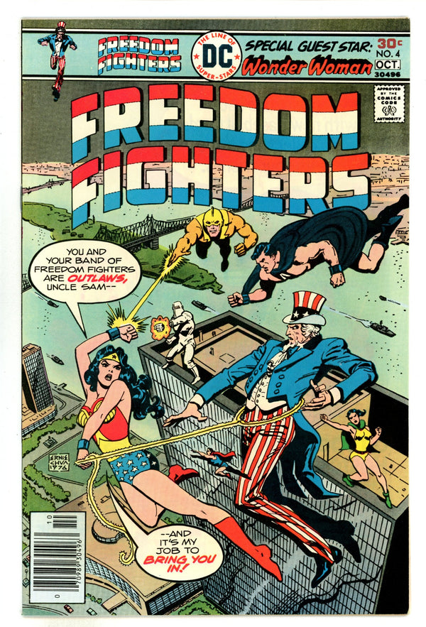Freedom Fighters Vol 1 4 VF+ (8.5) (1976)