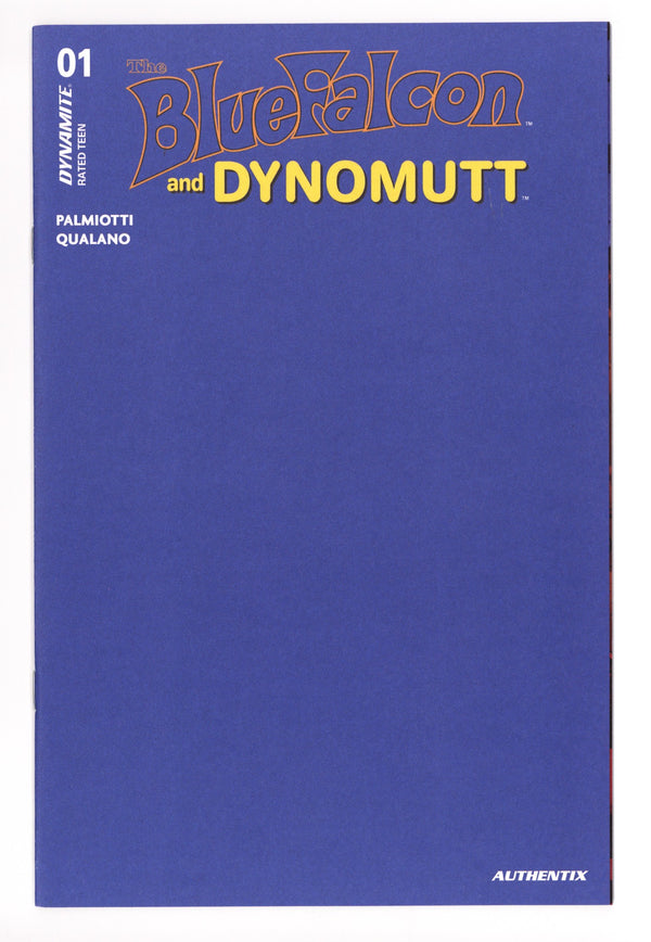 Blue Falcon & Dynomutt 1 Blue Blank Variant (2025)