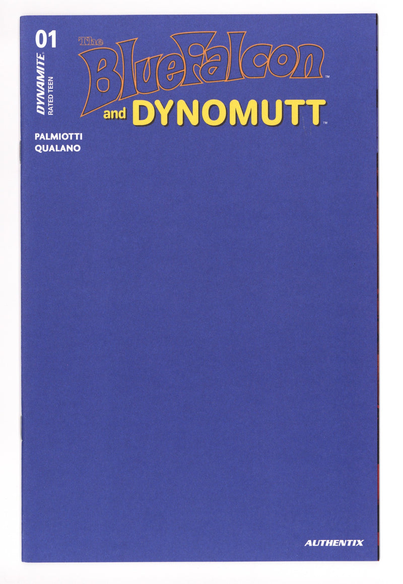 Blue Falcon & Dynomutt 1 Blue Blank Variant (2025)