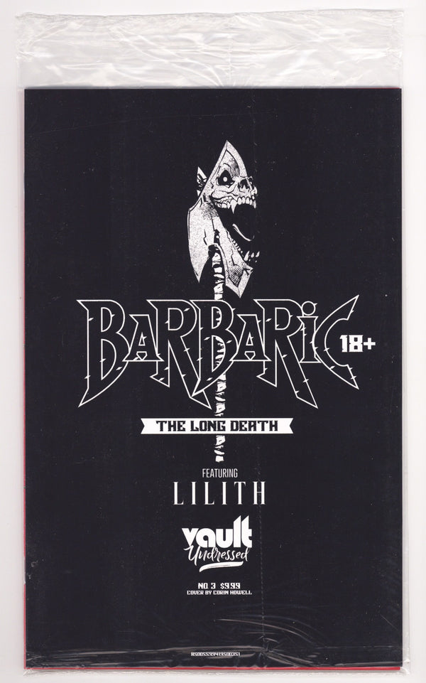 Barbaric The Long Death 3 Howell Sealed Risque Variant (2026)