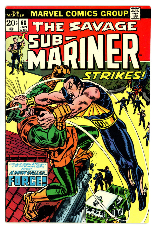 Sub-Mariner Vol 1 68 FN/VF (7.0) (1974)