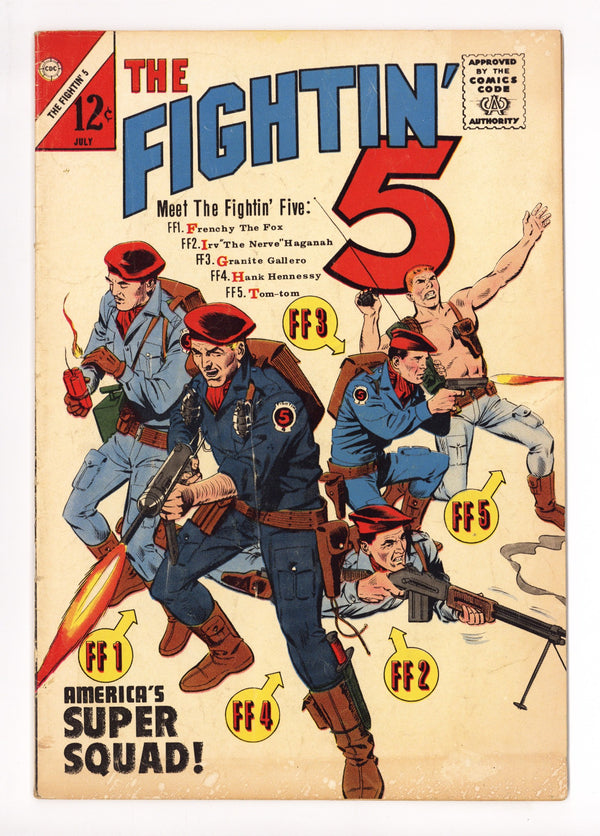 Fightin' Five 28 GD/VG (3.0) (1964)