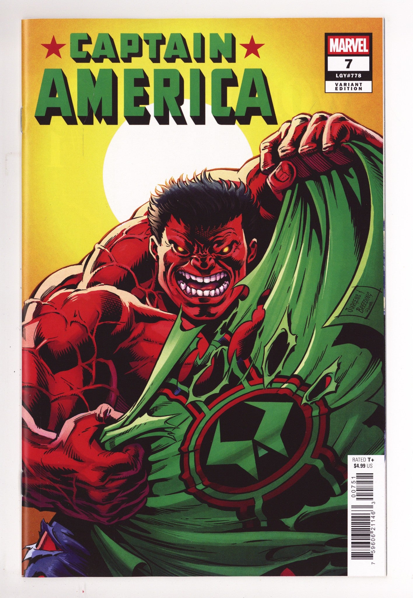 Captain America Vol 12 7 Jurgens Variant (2026)