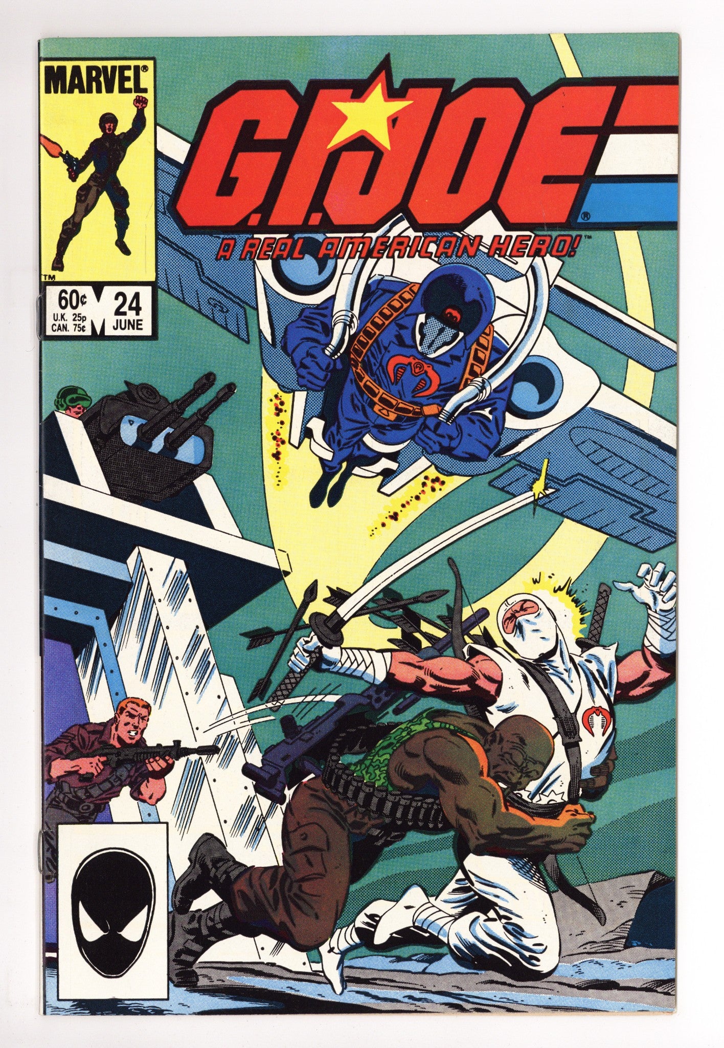 G.I. Joe, A Real American Hero   24  VF+ (8.5)   (1984)        