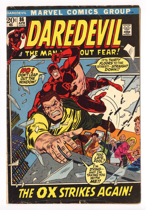 Daredevil Vol 1 86 VG- (3.5) (1972) 
