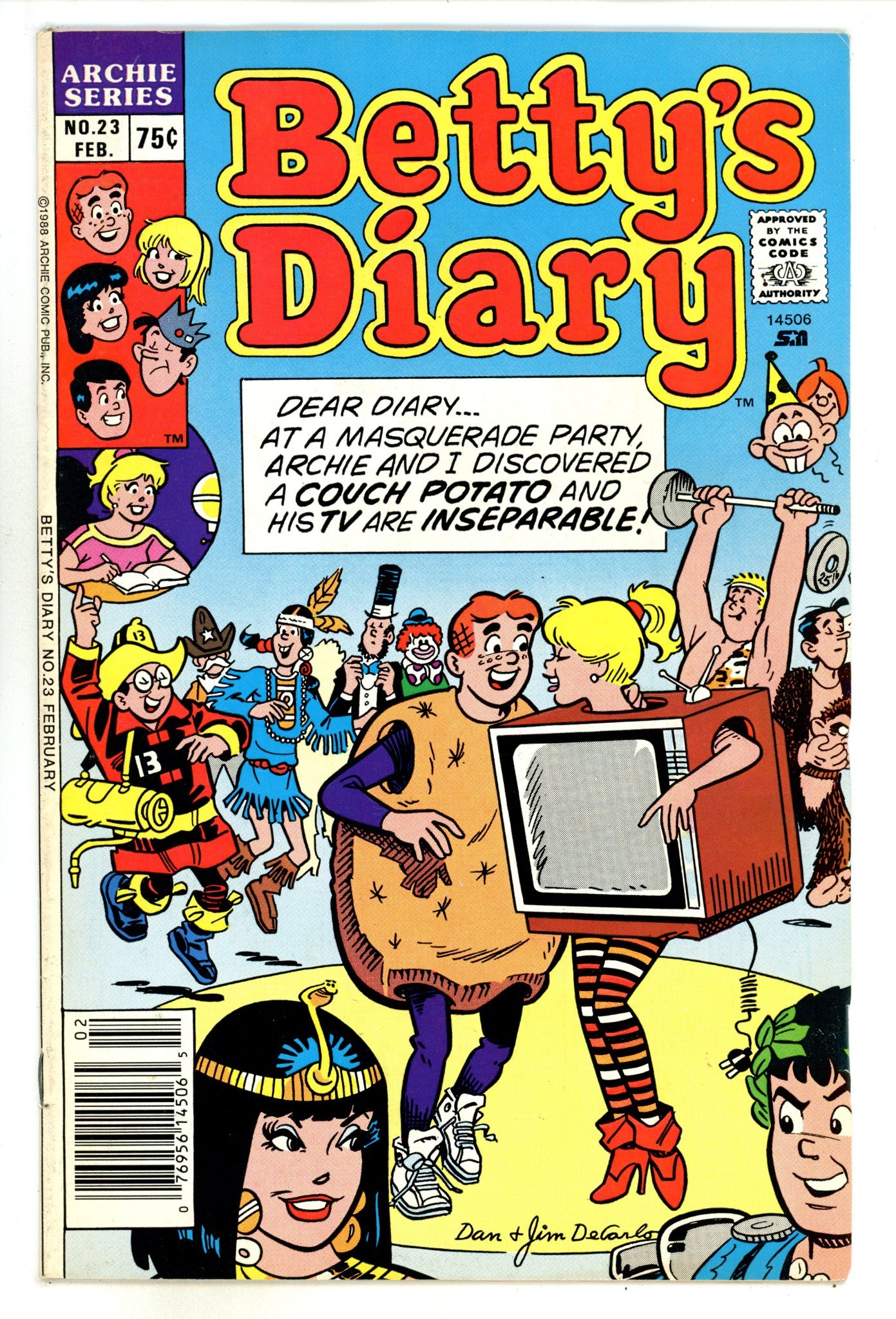 Betty's Diary 23 Mid Grade (1989) Newsstand 