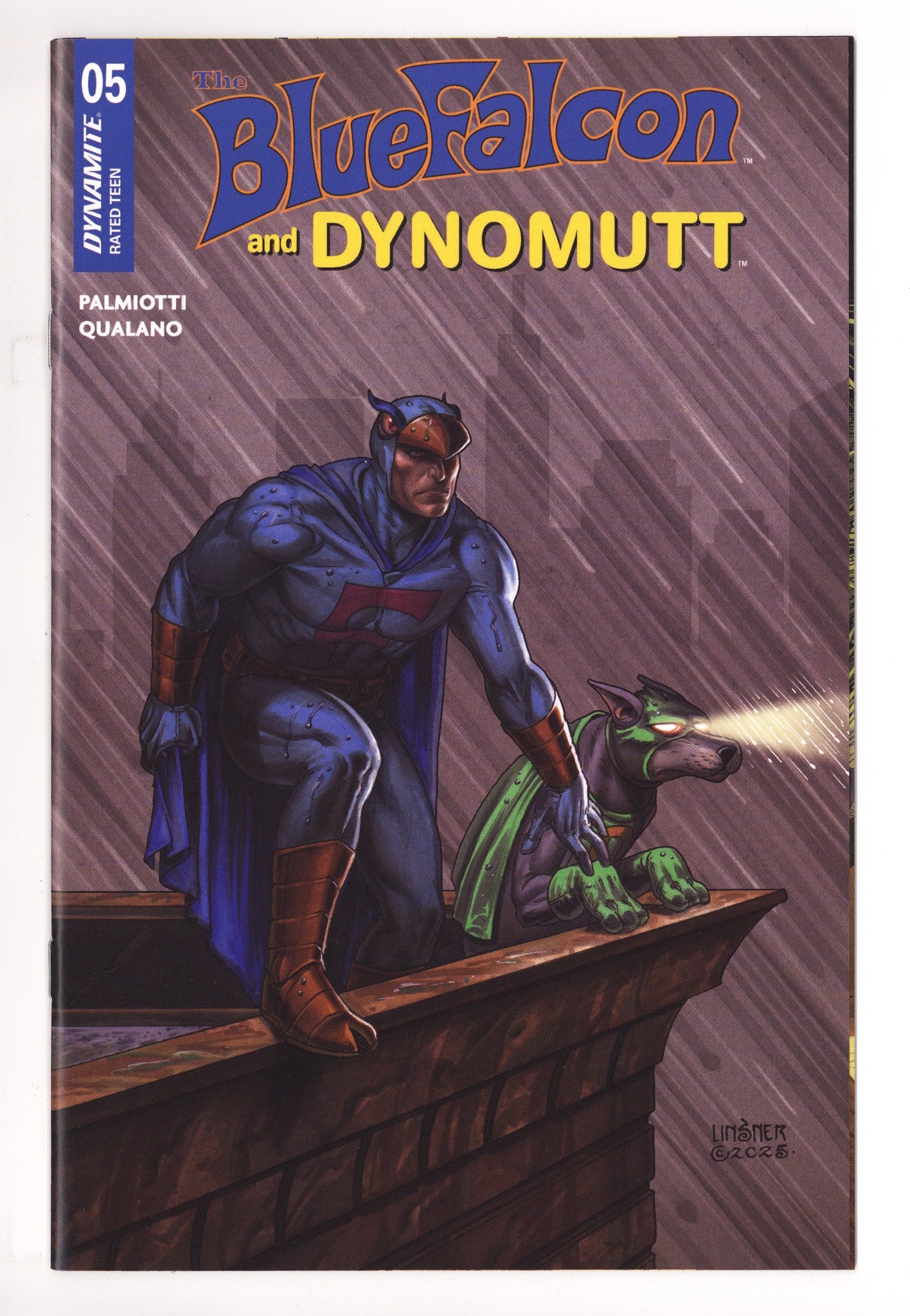 Blue Falcon & Dynomutt 5 Linsner Variant (2025)