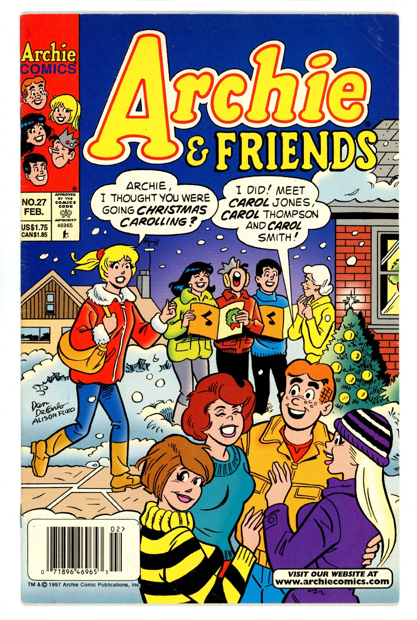 Archie & Friends 27 Low Grade (1998) Newsstand 
