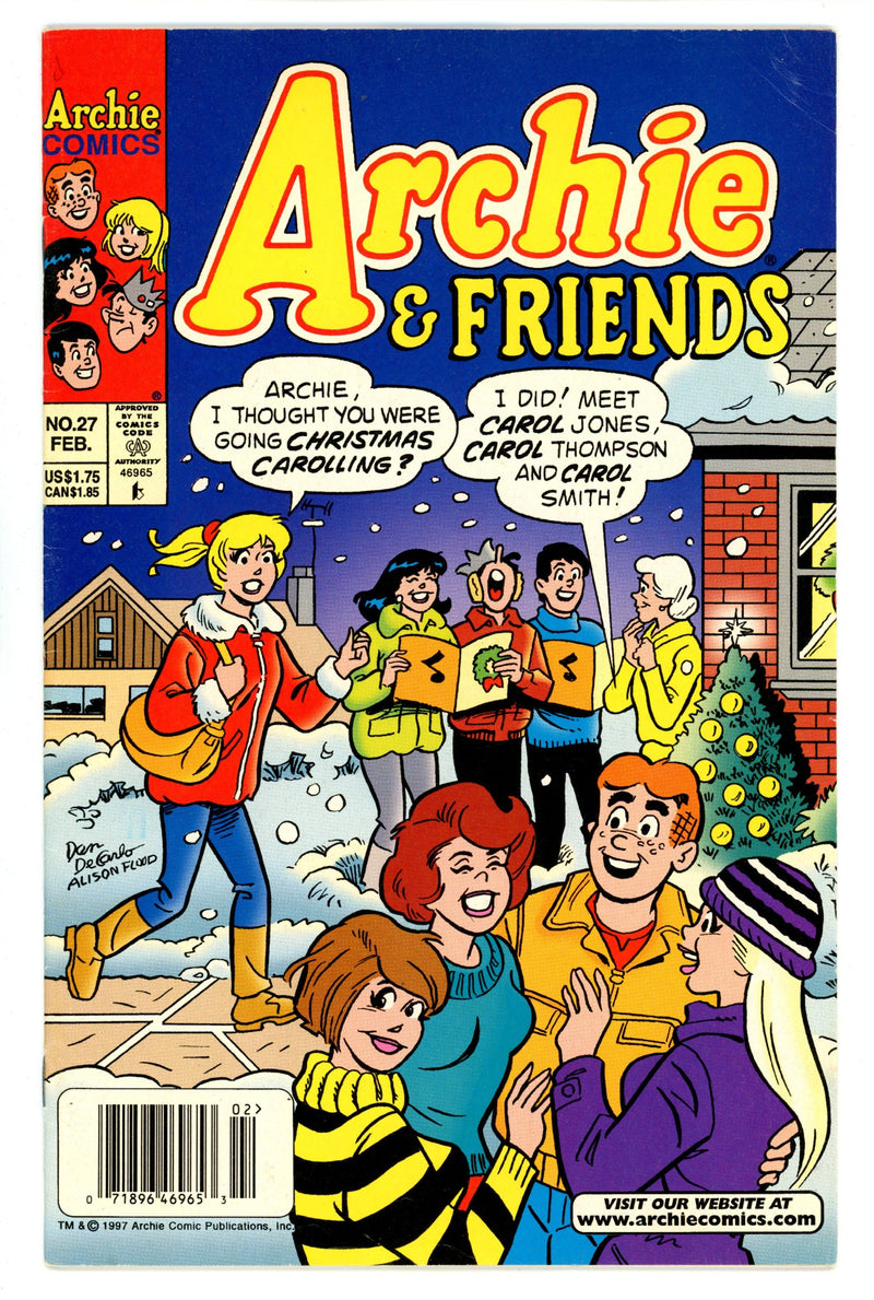 Archie & Friends 27 Low Grade (1998) Newsstand 