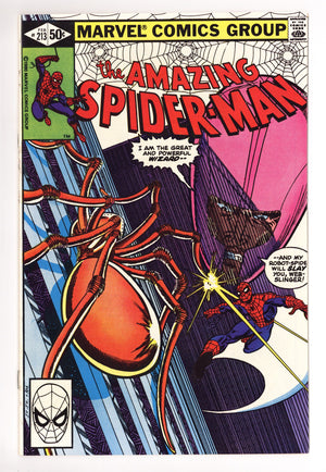 The Amazing Spider-Man Vol 1 213 NM- (9.2) (1981)