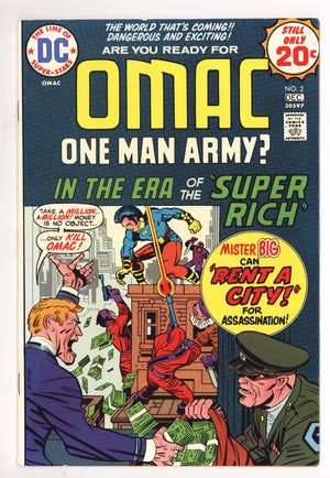 OMAC Vol 1 2 Mid Grade (1974)