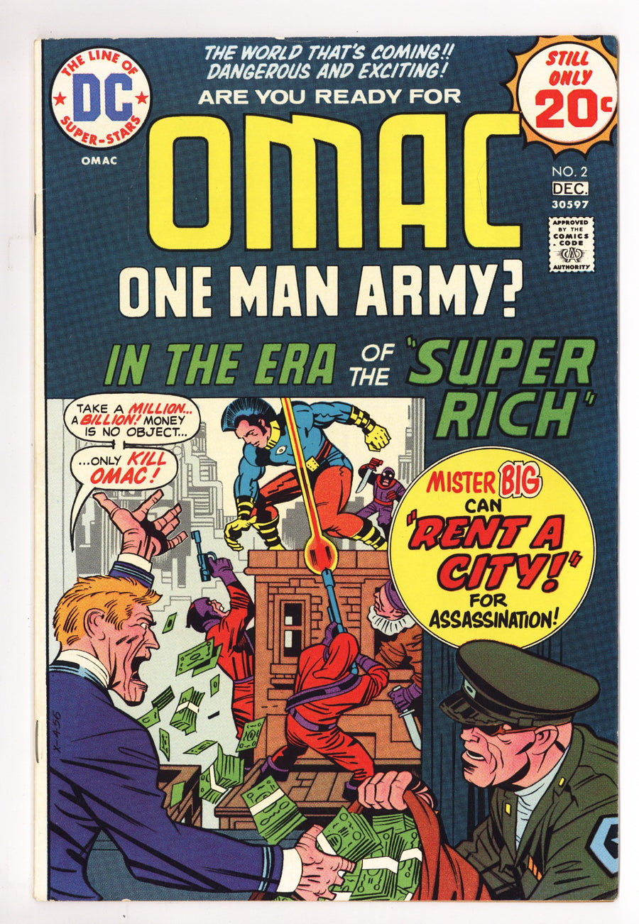 OMAC Vol 1 2 Mid Grade (1974) 