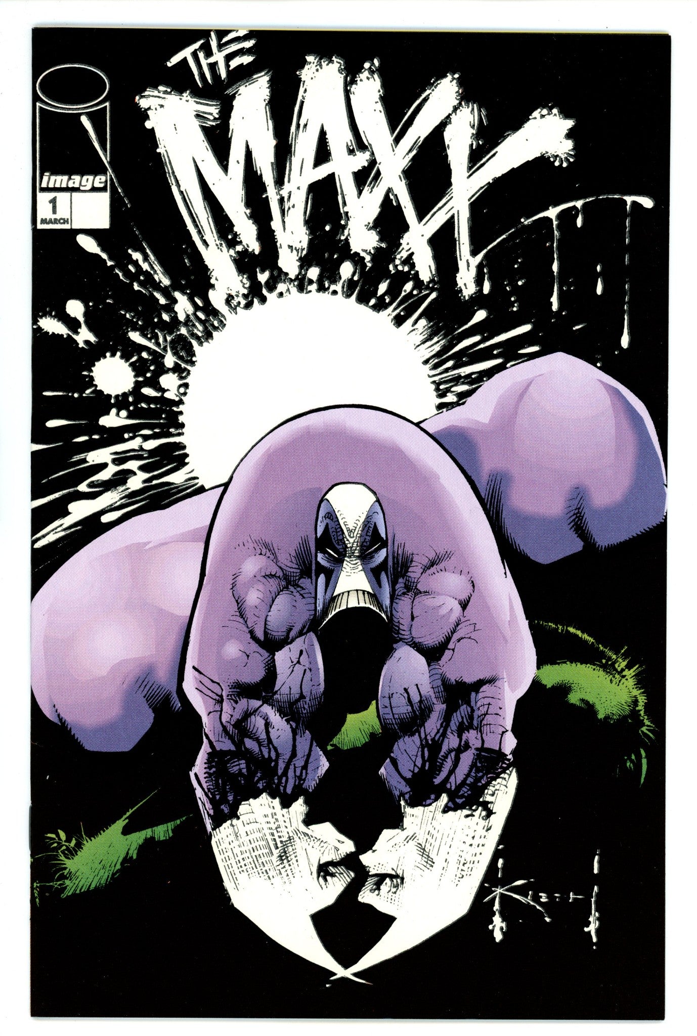 The Maxx 1 NM- (9.2) (1993) Glow in the Dark Variant 