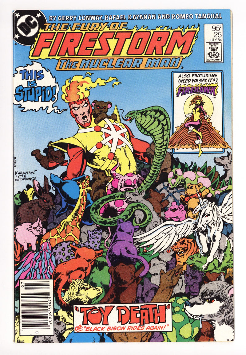 The Fury of Firestorm Vol 2 25 VF/NM (9.0) (1984) Canadian Price Variant 