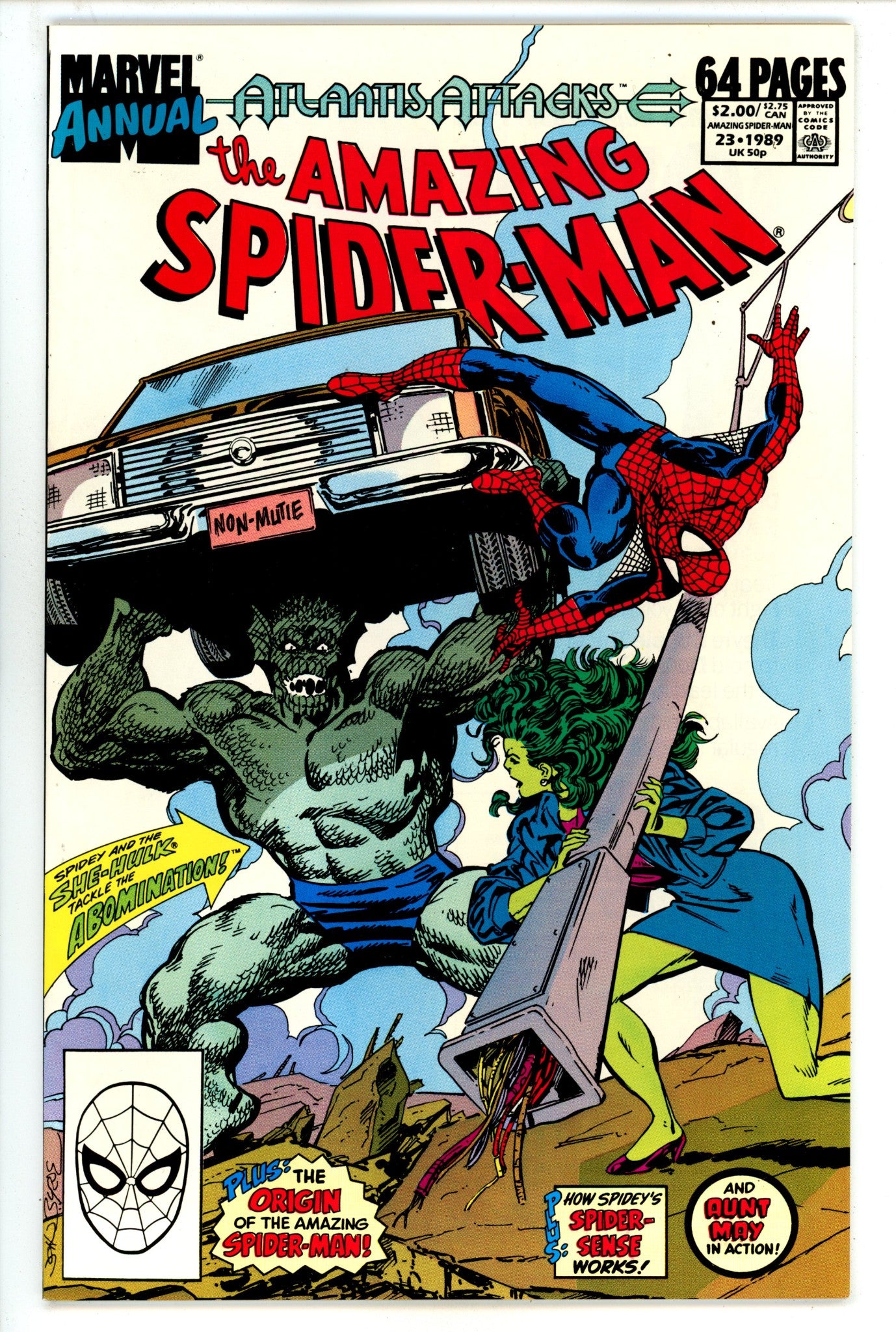 The Amazing Spider-Man Annual Vol 1 23 VF+ (8.5) (1989) 