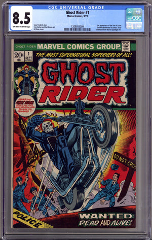 Ghost Rider Vol 1 1 CGC 8.5 (VF+) (1973)