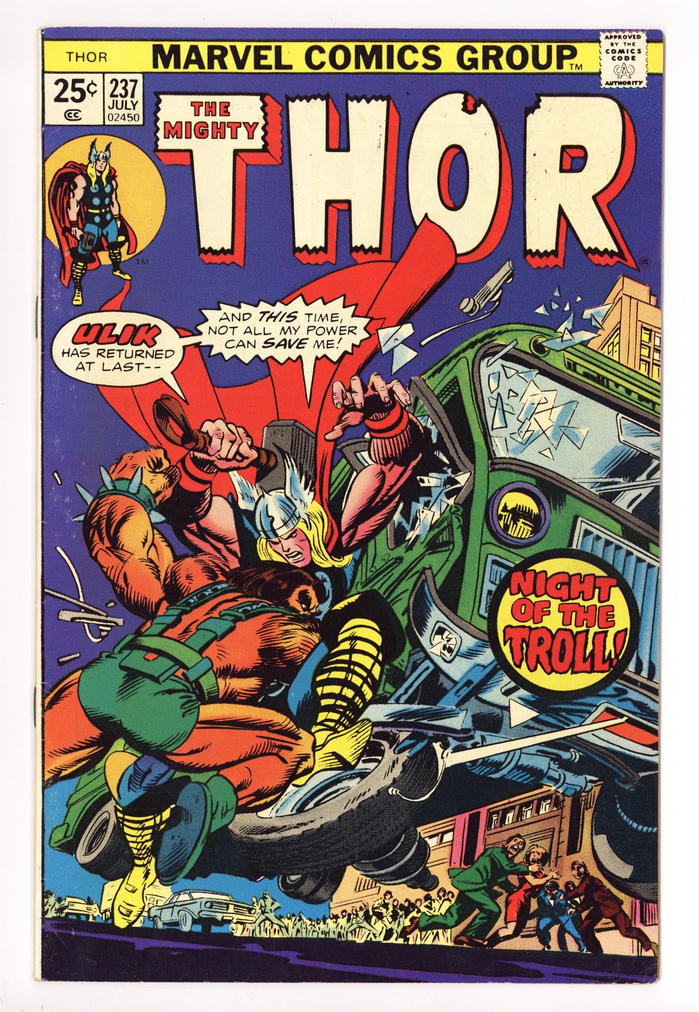 Thor Vol 1 237 Mid Grade (1975) 