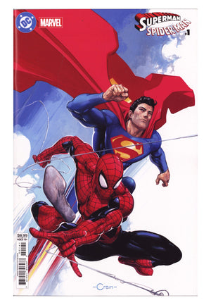 DC Marvel Superman Spider-Man 1 Crain Variant (2026)