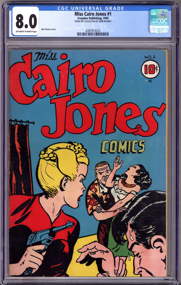 Miss Cairo Jones 1 CGC 8.0 (VF) (1945)