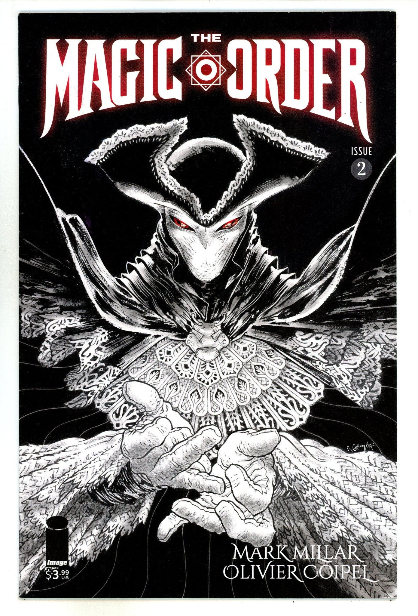 The Magic Order 2 High Grade (2018) Grampa B&W Variant 