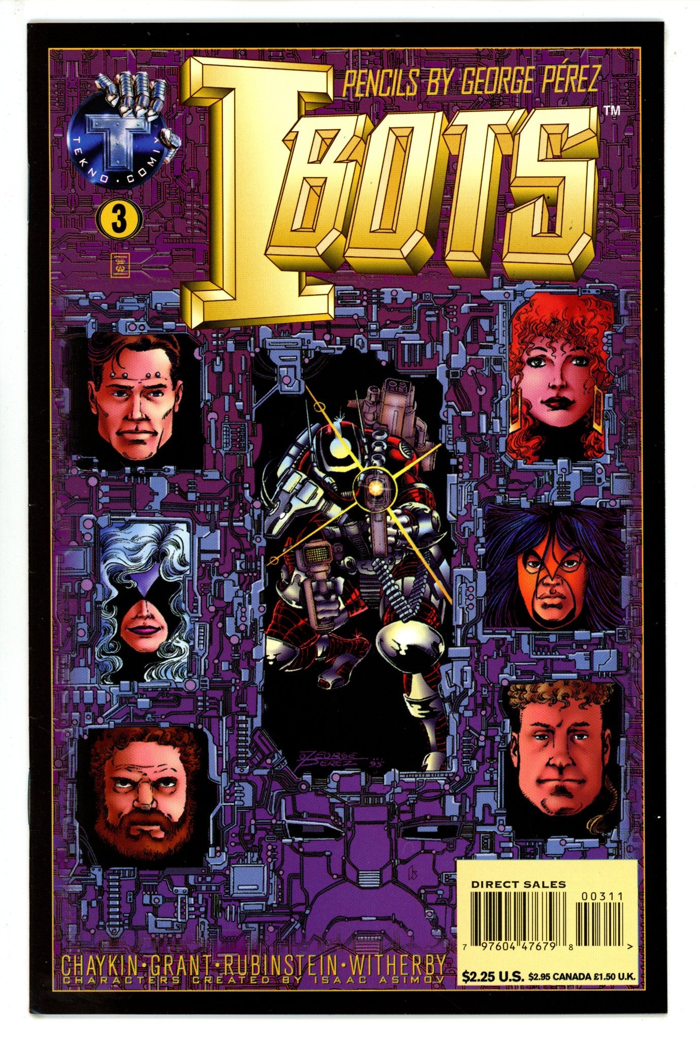 Isaac Asimov's I-Bots Vol 1 3 (1995)