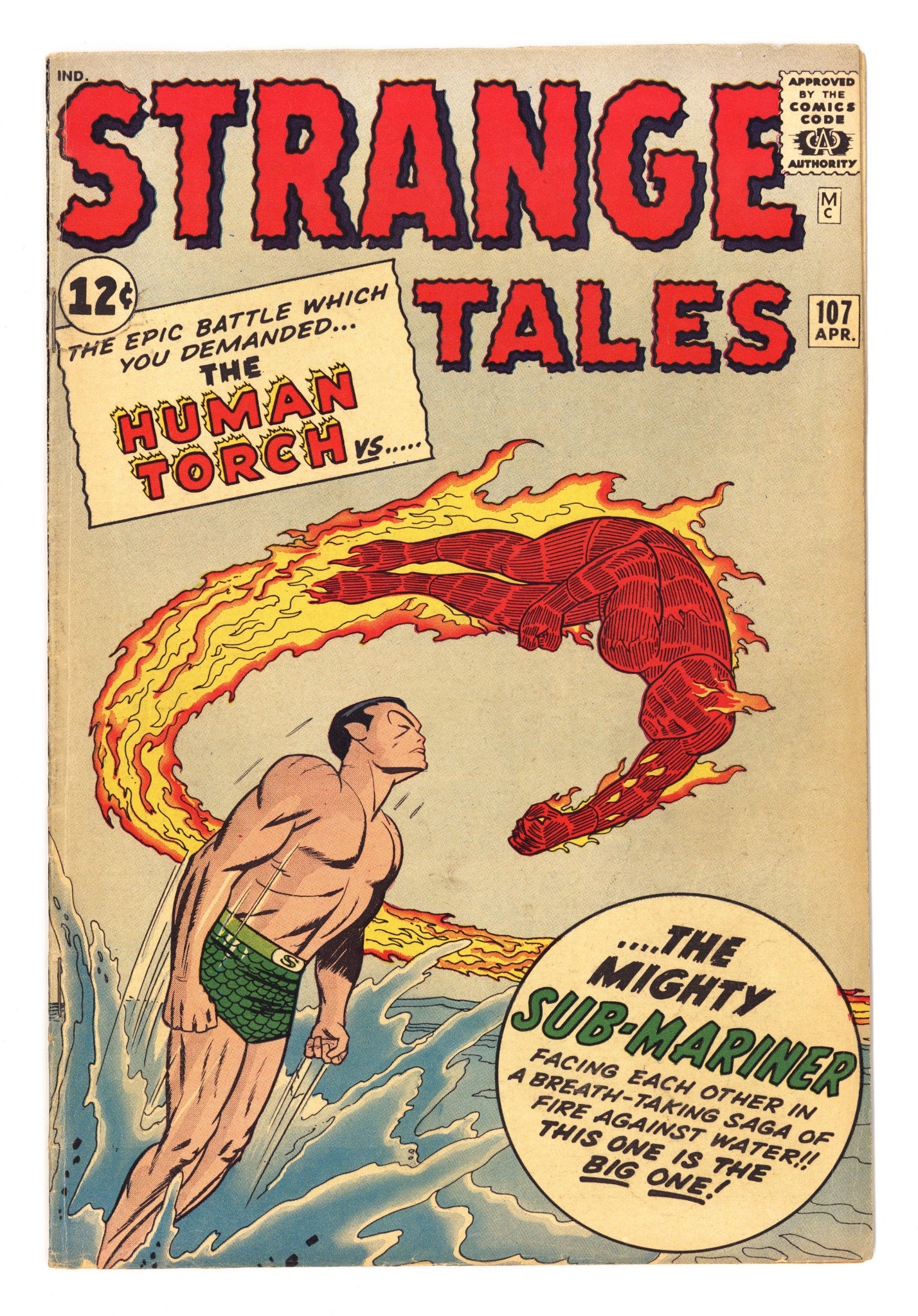 Strange Tales Vol 1 107 VG (4.0) (1963) 