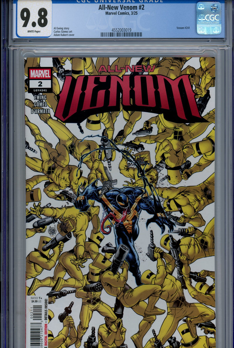 All-New Venom 2 CGC 9.8 (NM/M) (2025) 