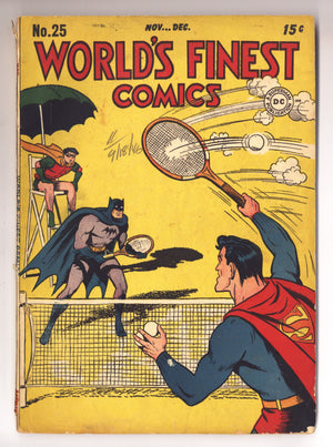 World's Finest Comics 25 VG (4.0) Panel Replaced, Interior Page (1946)