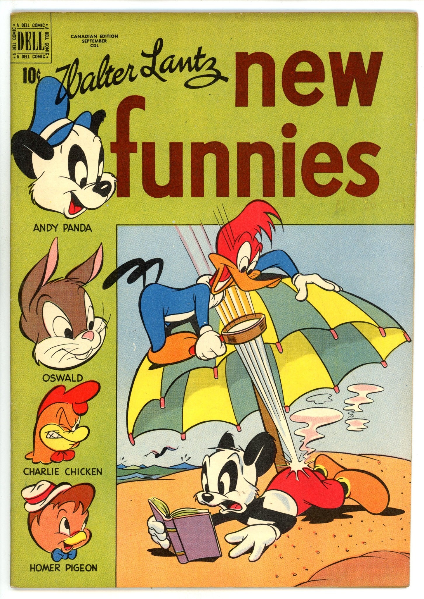 Walter Lantz New Funnies 150 VF- (7.5) (1949) Canadian Edition 