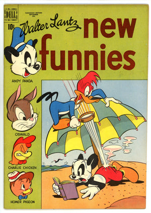 Walter Lantz New Funnies 150 VF- (7.5) (1949) Canadian Edition 