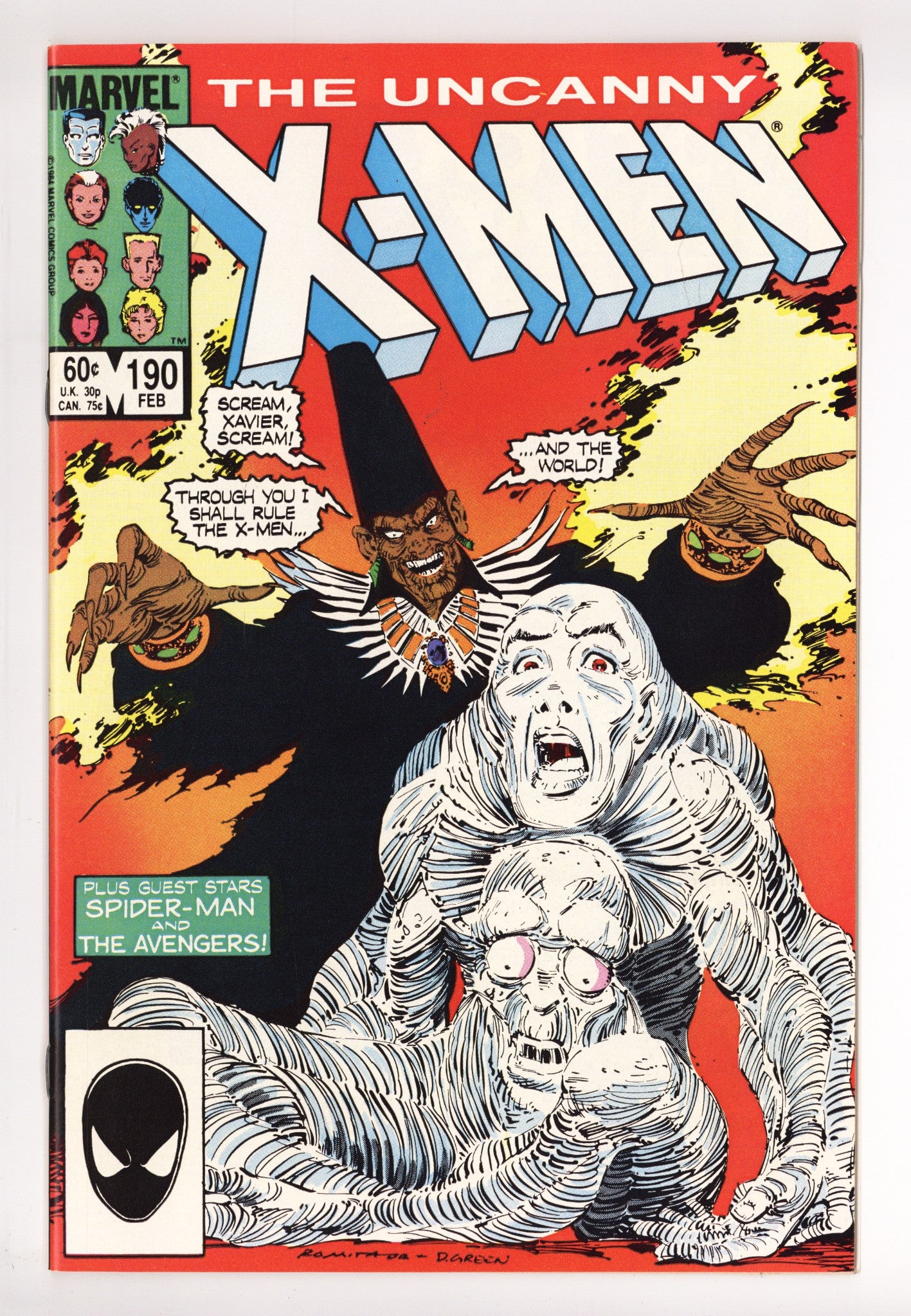 The Uncanny X-Men Vol 1 190 High Grade (1985) 