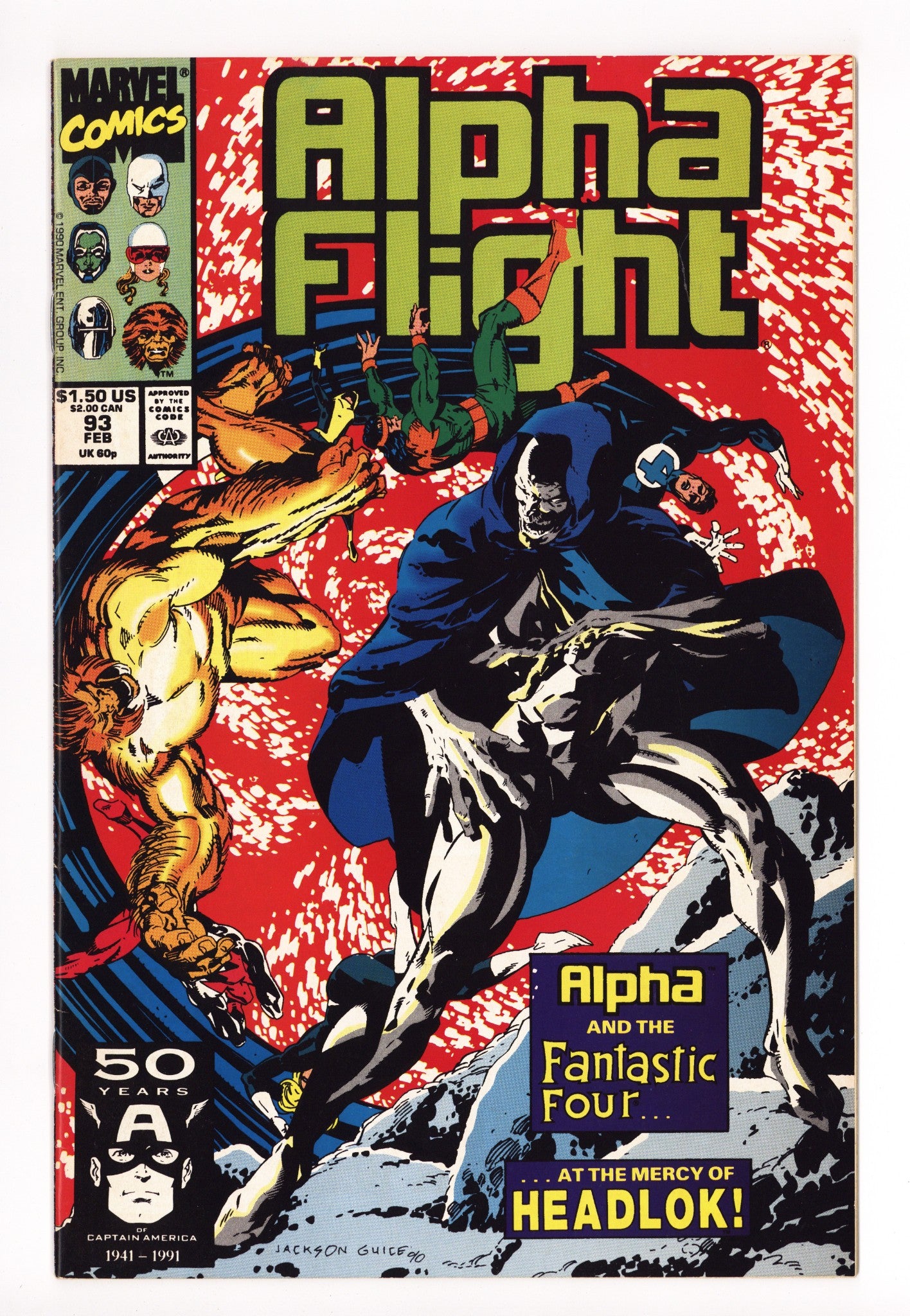 Alpha Flight Vol 1 93 High Grade (1991) 