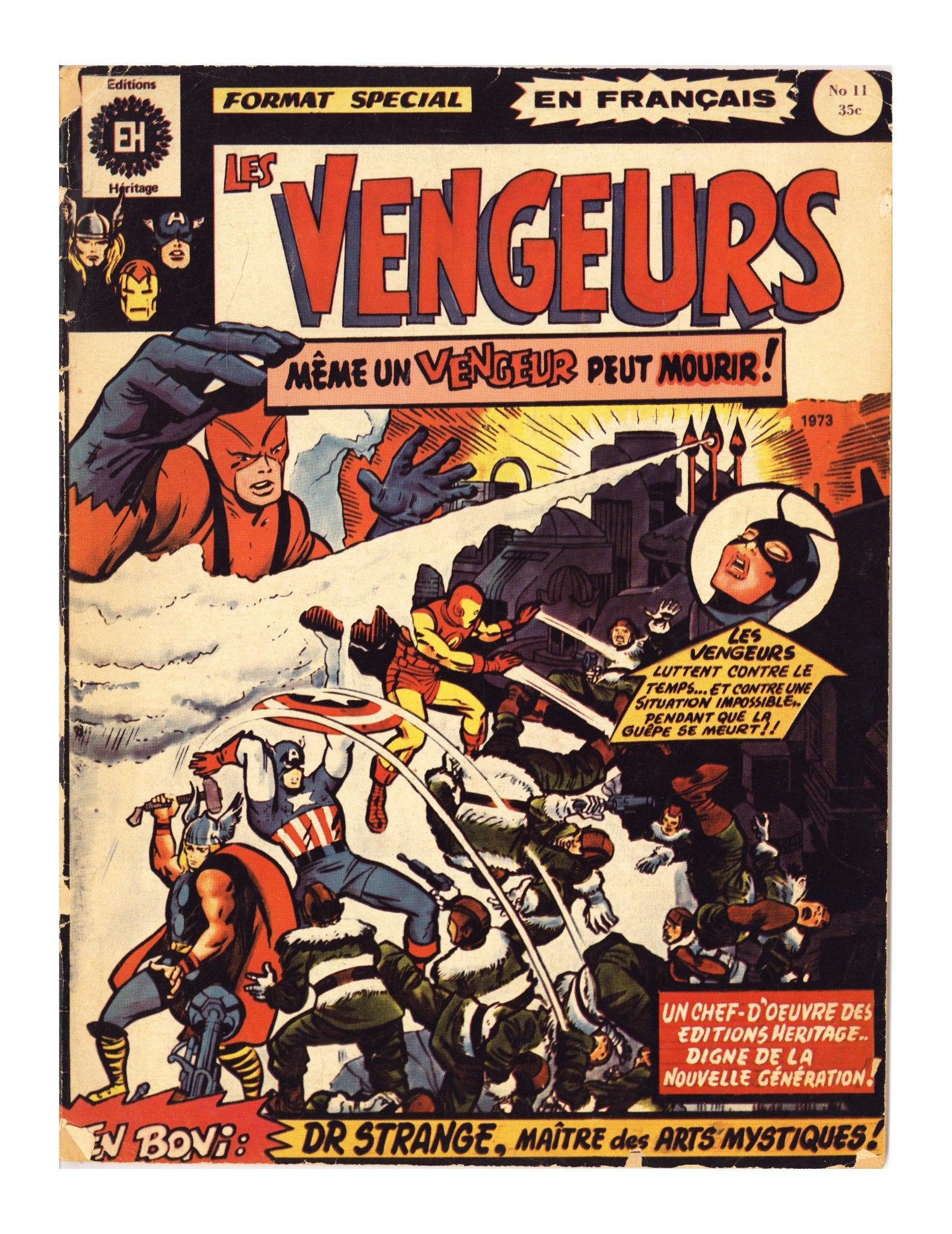 Les Vengeurs 11 Very Low Grade Avengers (1973) 