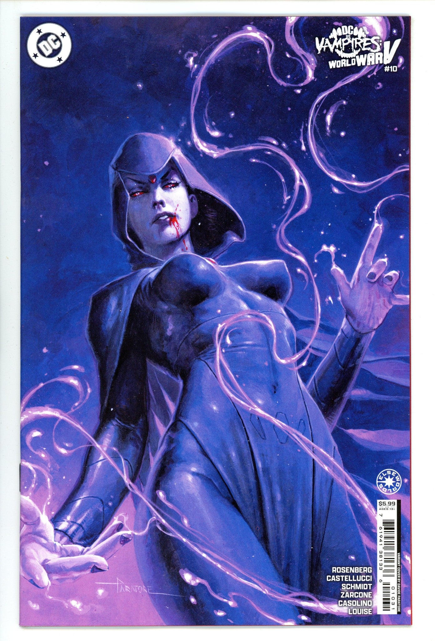 DC Vs Vampires World War V 10 Paratore Variant (2025)