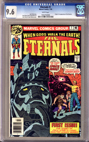 The Eternals Vol 1 1 CGC 9.6 (NM+) (1976)