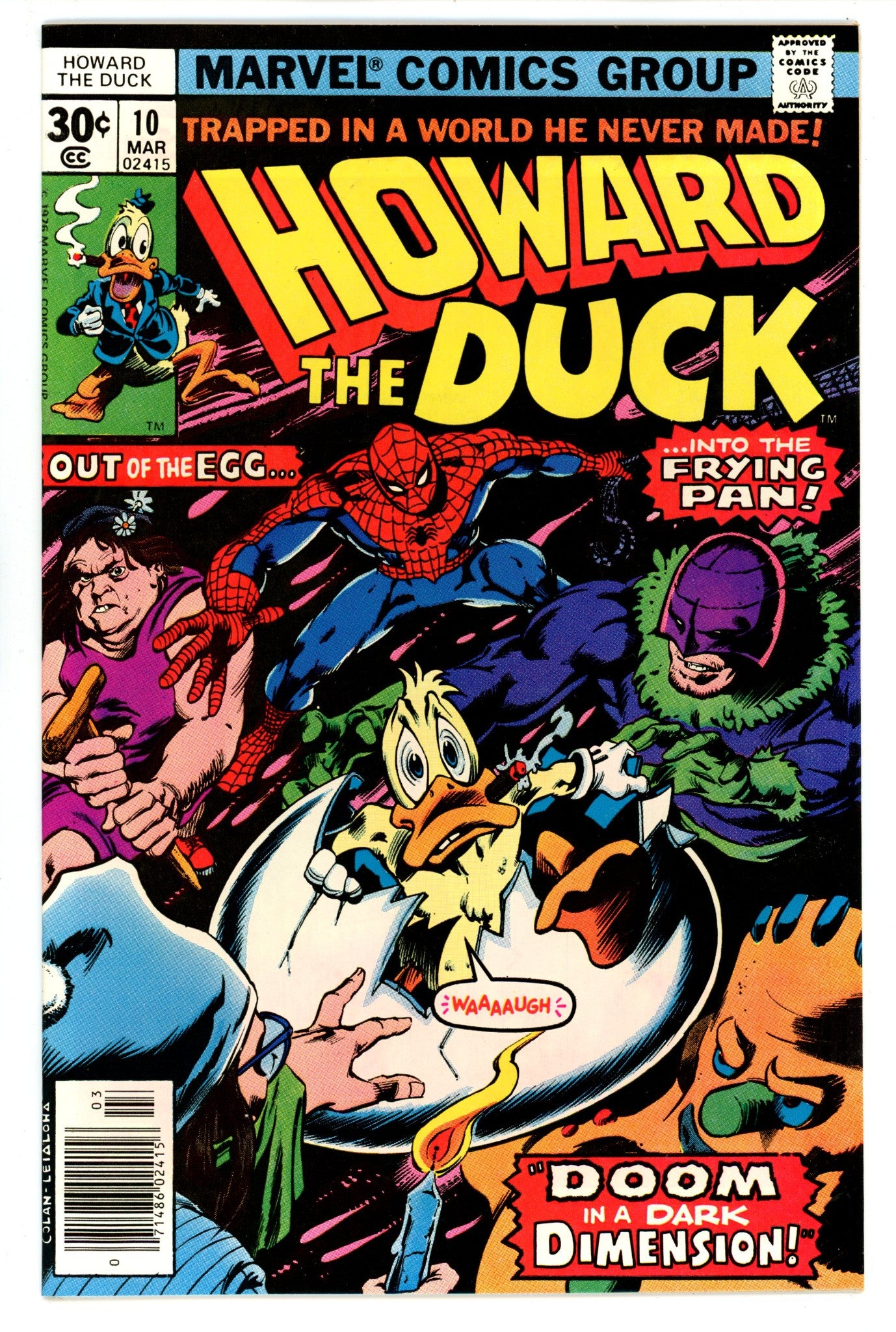 Howard the Duck Vol 1 10  NM (9.4)  (1977)   