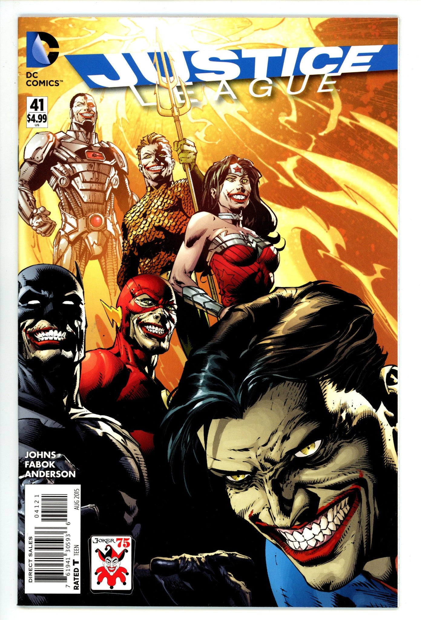 Justice League Vol 1 41 High Grade (2015) Finch Variant 