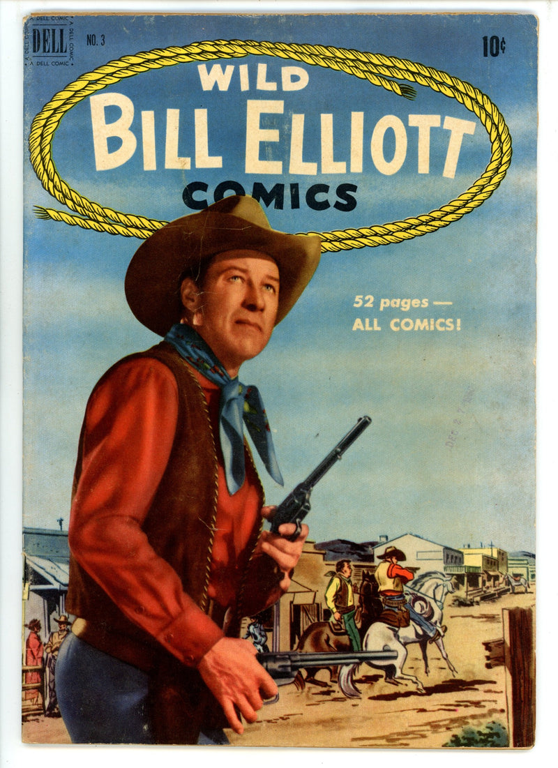 Wild Bill Elliott 3 VG+ (4.5) Manufactured W/O Top Staple (1951) 