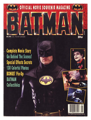 Batman Official Souvenir Magazine 1 Low Grade (1989) Newsstand