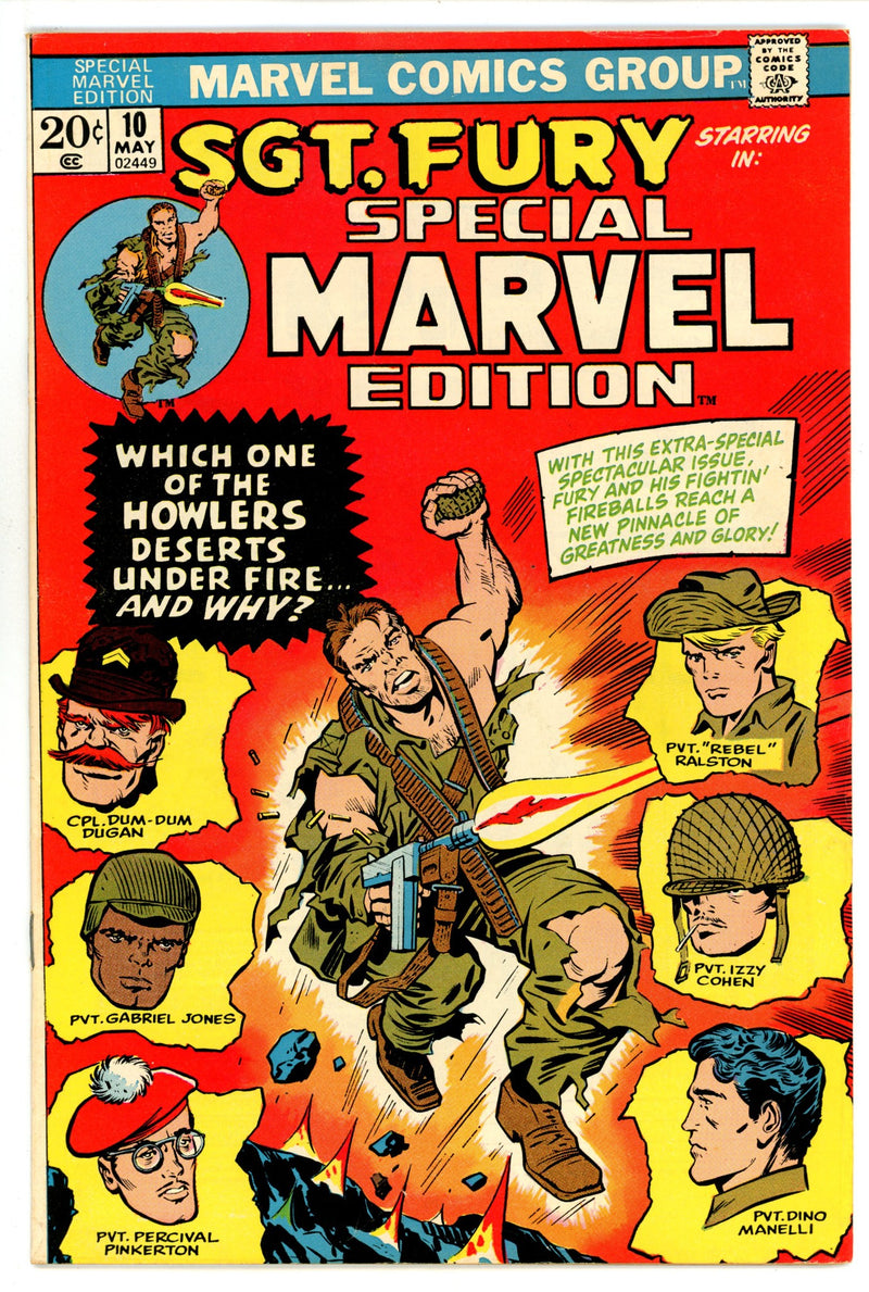 Special Marvel Edition 10 VF (8.0) (1973) 