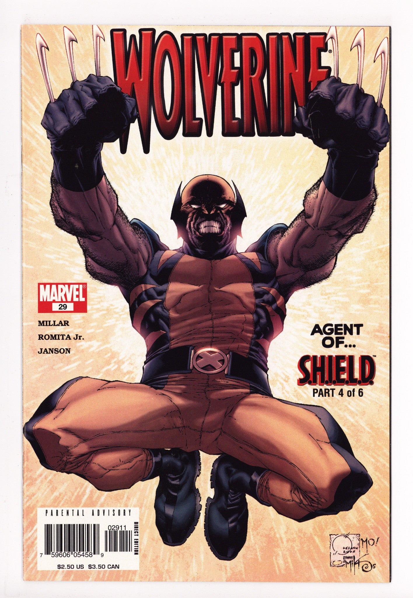 Wolverine Vol 3 29 High Grade (2005) 