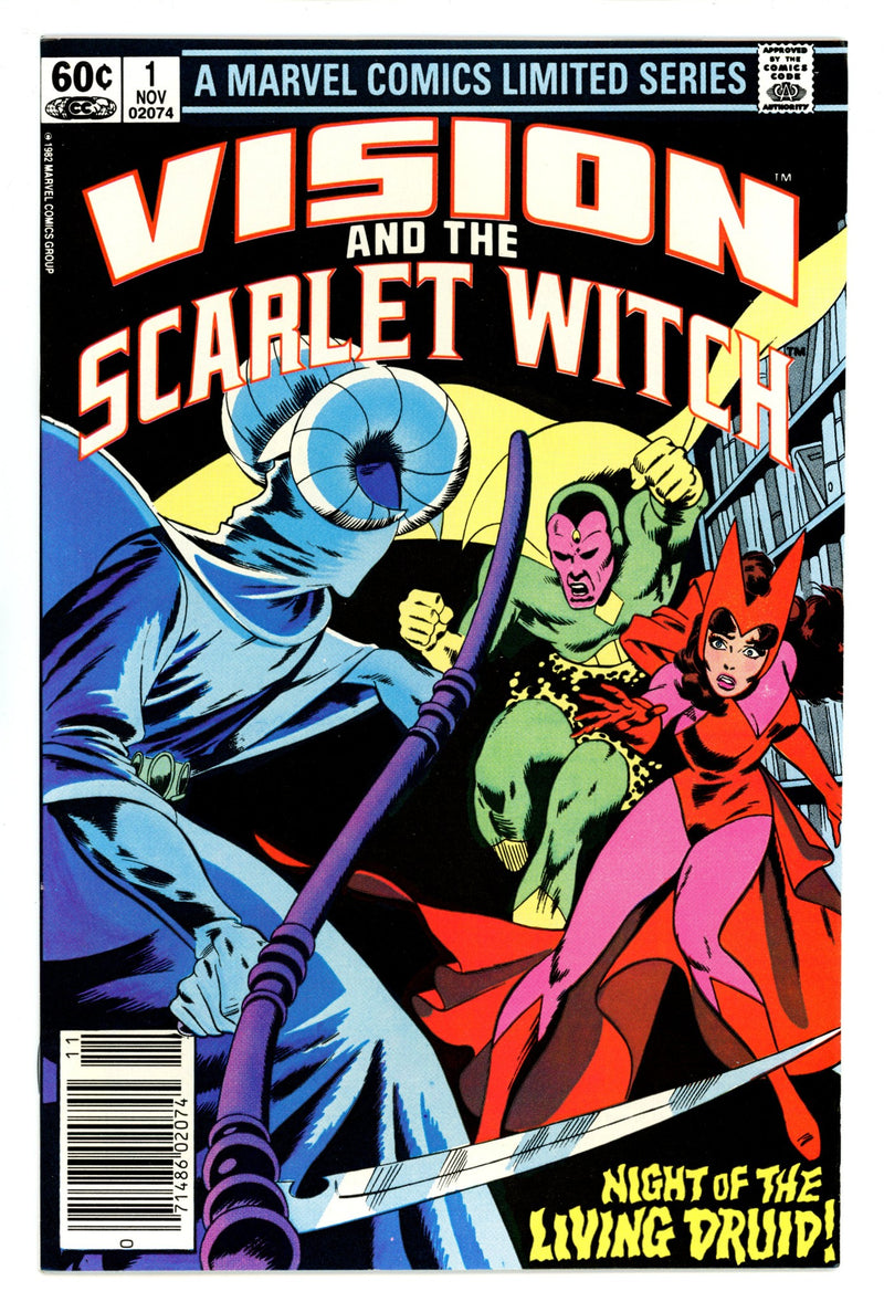 The Vision and the Scarlet Witch Vol 1 1 VF (8.0) (1982) Newsstand 