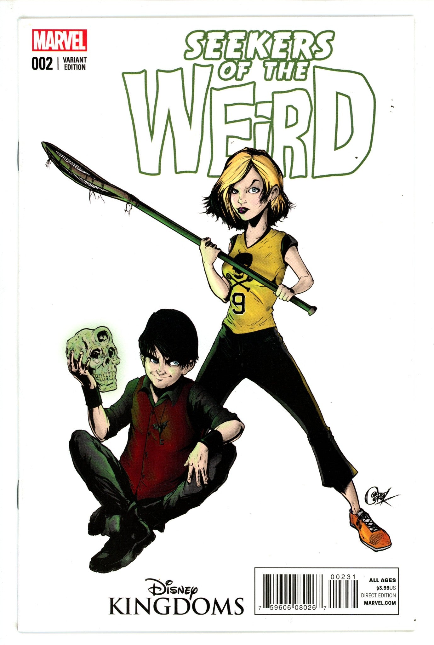 Disney Kingdoms: Seekers of the Weird 2 VF/NM (9.0) (2014) Crosby Incentive Variant 