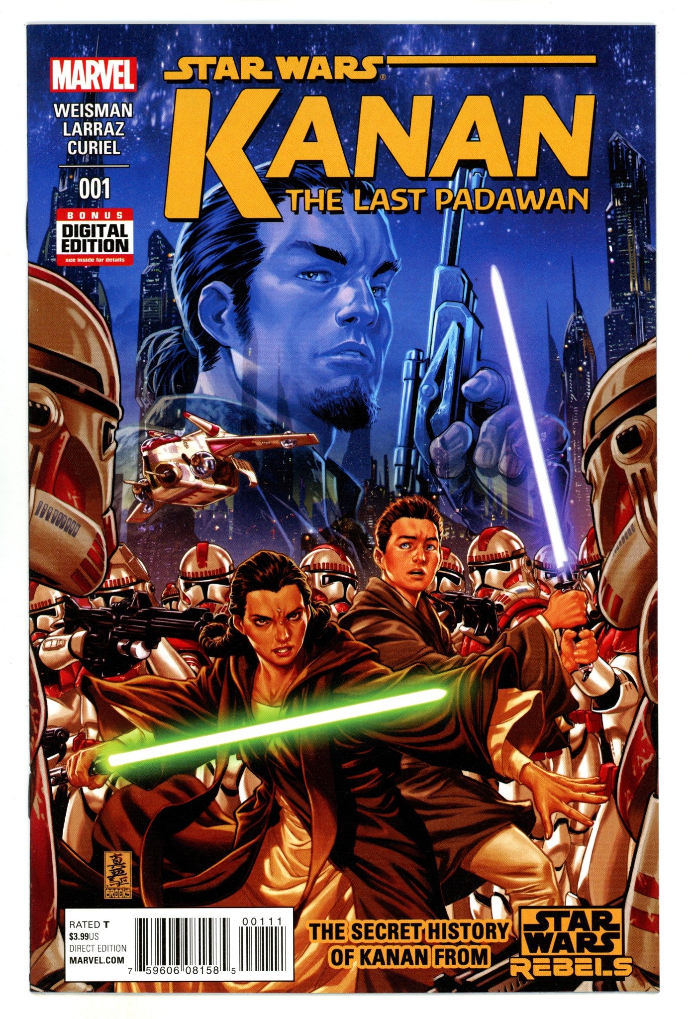 Kanan the Last Padawan  1  NM- (9.2)  (2015)  