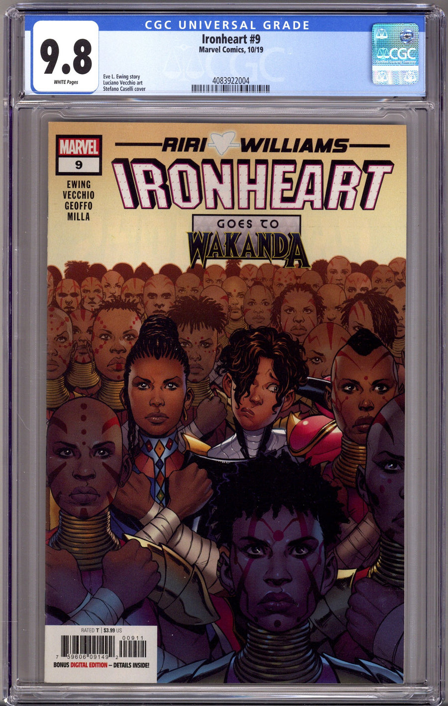 Ironheart 9 CGC 9.8 (NM/M) (2019) 