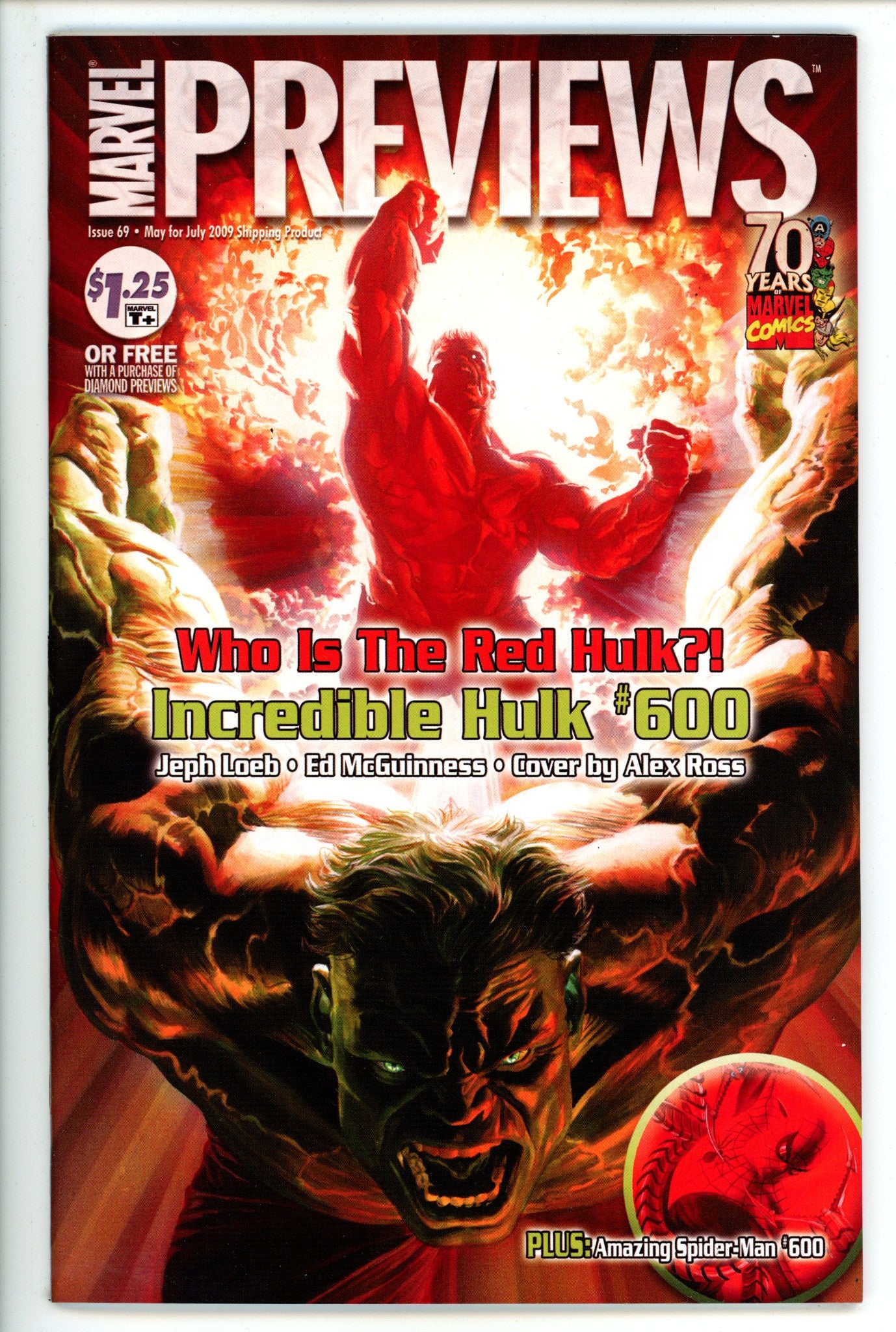 Marvel Previews Vol 1 69 High Grade (2009) 