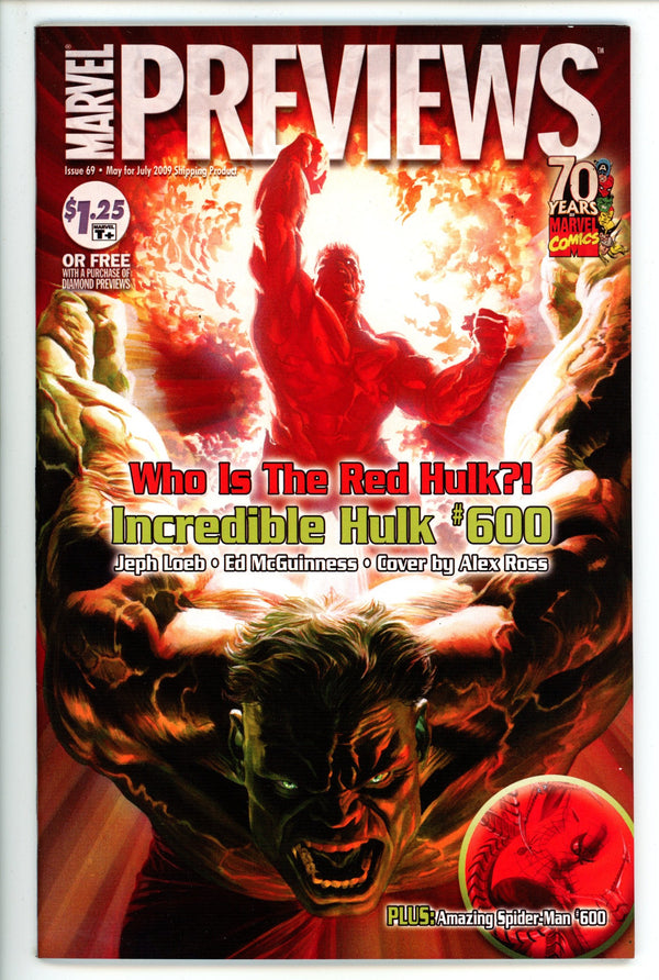 Marvel Previews Vol 1 69 High Grade (2009)