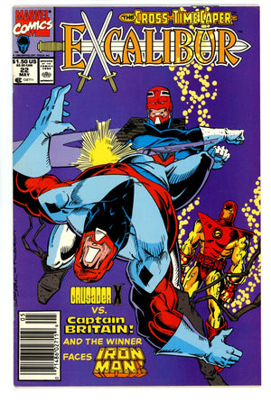 Excalibur Vol 1 22 High Grade (1990) Newsstand